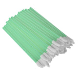 Maxbell 100pcs Disposable Lip Brush Lip Gloss Applicators Lipstick Wands Kits Green