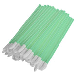 Maxbell 100pcs Disposable Lip Brush Lip Gloss Applicators Lipstick Wands Kits Green