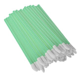 Maxbell 100pcs Disposable Lip Brush Lip Gloss Applicators Lipstick Wands Kits Green