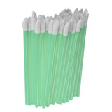 Maxbell 100pcs Disposable Lip Brush Lip Gloss Applicators Lipstick Wands Kits Green