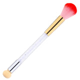 Maxbell Nail Care Manicure Dust Remover Cleaner Brushes Makeup Powder Brushes Clear