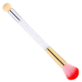 Maxbell Nail Care Manicure Dust Remover Cleaner Brushes Makeup Powder Brushes Clear