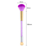 Maxbell Nail Care Manicure Dust Remover Cleaner Brushes Makeup Powder Brushes Clear