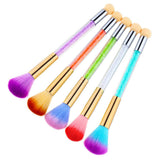 Maxbell Nail Care Manicure Dust Remover Cleaner Brushes Makeup Powder Brushes Clear