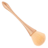 Maxbell Soft Makeup Nail Dust Remover Powder Cleaning Brush Nail Art Tools Gold