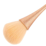 Maxbell Soft Makeup Nail Dust Remover Powder Cleaning Brush Nail Art Tools Gold