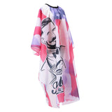 Maxbell Neck Shawl Cape Hairstyling Gown Salon Hairdressing Cloth Hair Coloring Tool