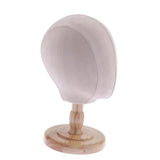 Maxbell Mannequin Head Wig Holder Display Stand Salon Styling Hat/Cap Rack Beige