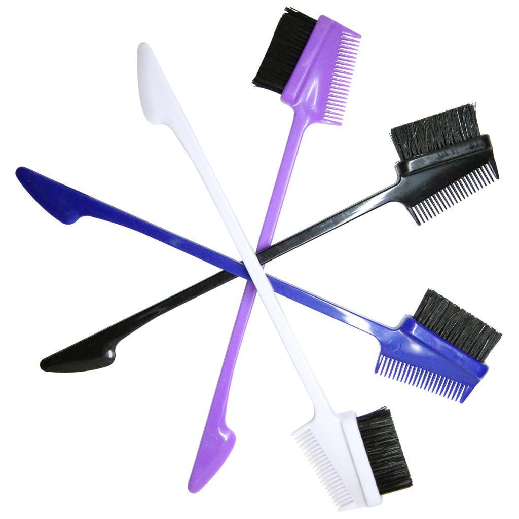 Maxbell Edge Control Brush Eyebrow Eyelash Hair Edges Trimming Brushes Combs White - Aladdin Shoppers