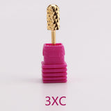 Max 6pcs Nail Drill Bits Polishing Grinding Bit for Electric Nail Drill Machine Round
