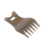 Maxbell Professional PVC Wide Tooth Oily Hair Comb Styling Hair Lift Combs Gray - Aladdin Shoppers