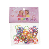 Colorful Rubber Ring Band Ponytail Holder Rubber Hair Decoration for Women