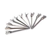 Maxbell 10x Metal Hair Sectioning Clips Sprung Strong Grip Hairdressing Hair Clips