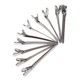 Maxbell 10x Metal Hair Sectioning Clips Sprung Strong Grip Hairdressing Hair Clips