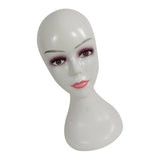 Maxbell Mannequin Head Wig Display Styling Head Wig Cap for Women Wig Hat White