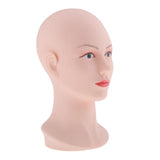 Maxbell Professional PVC Women Mannequin Manikin Head for Making Display Wigs Hats