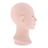 Maxbell Professional PVC Women Mannequin Manikin Head for Making Display Wigs Hats