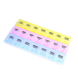 Maxbell 21Grid Durable False Nail Art Case Holder Container Nail Art Tip Storage Box