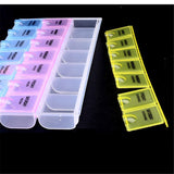 Maxbell 21Grid Durable False Nail Art Case Holder Container Nail Art Tip Storage Box