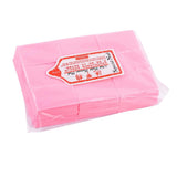 Maxbell 600X Disposable Nail Polish Remover Pad Manicure Nail Wipe Cotton Pad Pink