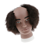 Maxbell Premium Human Hair Male Bald Mannequin Head Curly Wig Display Styling Head