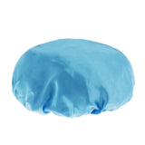 Max Adjustable Satin Silk Bonnet Night Sleep Cap Hat For Long Curly Natural Hair Sky Blue