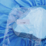 Max Adjustable Satin Silk Bonnet Night Sleep Cap Hat For Long Curly Natural Hair Sky Blue