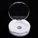 Maxbell 3 Pcs Round Empty Makeup Eyeshadow Palette Blush Lip Gloss Powder DIY Case