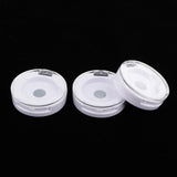 Maxbell 3 Pcs Round Empty Makeup Eyeshadow Palette Blush Lip Gloss Powder DIY Case