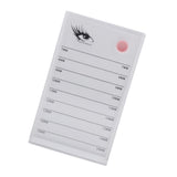 Maxbell Acrylic False Eyelash Storage Case Organizer Lash Glue Holder Pallet Set Glue Cup