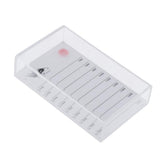 Maxbell Acrylic False Eyelash Storage Case Organizer Lash Glue Holder Pallet Set Glue Cup