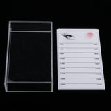 Maxbell Acrylic False Eyelash Storage Case Organizer Lash Glue Holder Pallet Set Glue Cup