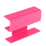 Maxbell Plastic Tweezers Scissors Display Stand Holder Shelf For Eyelash Extensions Pink