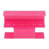 Maxbell Plastic Tweezers Scissors Display Stand Holder Shelf For Eyelash Extensions Pink