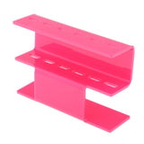 Maxbell Plastic Tweezers Scissors Display Stand Holder Shelf For Eyelash Extensions Pink