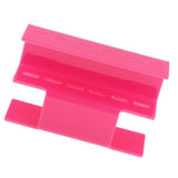 Maxbell Plastic Tweezers Scissors Display Stand Holder Shelf For Eyelash Extensions Pink