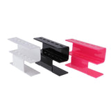 Maxbell Plastic Tweezers Scissors Display Stand Holder Shelf For Eyelash Extensions Pink