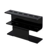 Maxbell Plastic Tweezers Scissors Display Stand Holder Shelf For Eyelash Extensions Black