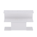 PVC Tweezers Scissors Display Stand Holder Shelf For Eyelash Extensions White