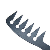 Maxbell Pro Double-sided Wide Tooth Oily Hair Comb Styling Hair Lift Comb Black