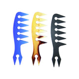 Maxbell Pro Double-sided Wide Tooth Oily Hair Comb Styling Hair Lift Comb Black