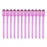 Maxbell 14pcs Duckbill Clips 3.5'' Curling Clip Grips for Hair Styling Makeup Pink