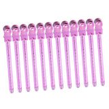 Maxbell 14pcs Duckbill Clips 3.5'' Curling Clip Grips for Hair Styling Makeup Pink