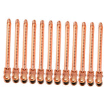 Maxbell 14pcs Duckbill Clips 3.5'' Curling Clip Grips for Hair Styling Makeup Orange
