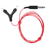 Maxbell 180cm Tattoo Clip Cord Tattoo Hook Line Silicone Tattoo Wire Cable Red