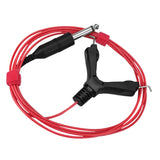 Maxbell 180cm Tattoo Clip Cord Tattoo Hook Line Silicone Tattoo Wire Cable Red