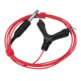 Maxbell 180cm Tattoo Clip Cord Tattoo Hook Line Silicone Tattoo Wire Cable Red