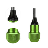 Maxbell AluminumAlloy Tattoo Grip Tube Adjustable Cartridge Tattoo Grip Handle Green