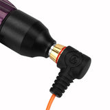 Maxbell Tattoo Power Supply Silicone RCA Connector Clip Cord Tattoo Hook Line Orange 1