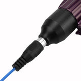 Maxbell Tattoo Power Supply Silicone RCA Connector Clip Cord Tattoo Hook Line Blue